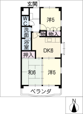 セントラルハイツ中平 2階