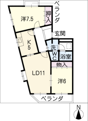 パラドールＨＡＲＡ 2階