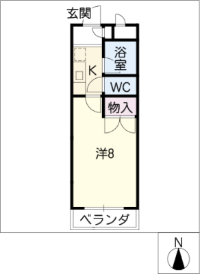 ＨＫマンション野並 3階