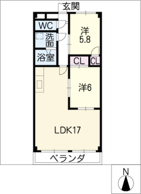 サンハイツ池場 5階