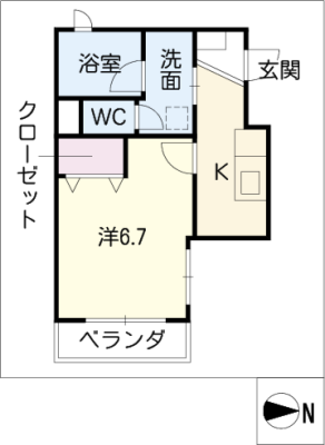 アクア　キャニオン原 1階