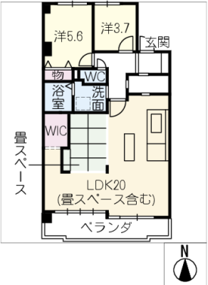 ﾗｲｵﾝｽﾞﾏﾝｼｮﾝ平針第6 204号室 2階