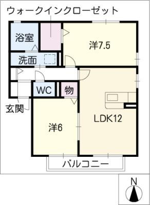 セゾントワール　A 2階