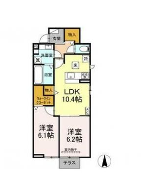 仮称)D-room赤池箕ノ手I 1階