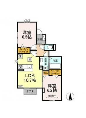 仮称)D-room赤池箕ノ手I 1階