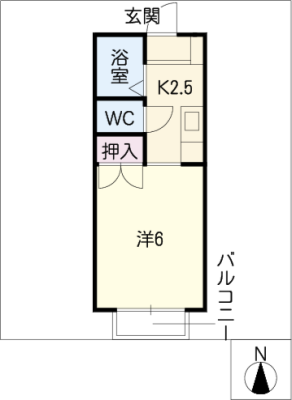 ラフォーレ山の手Ｃ棟 1階