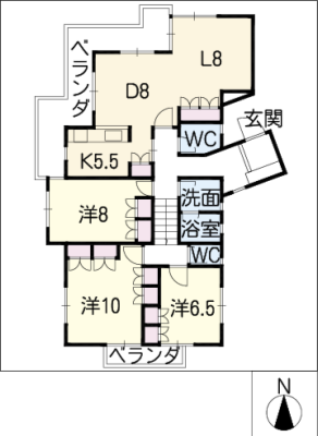 檀渓橋ガーランド 1階