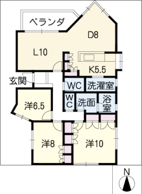 檀渓橋ガーランド 1階