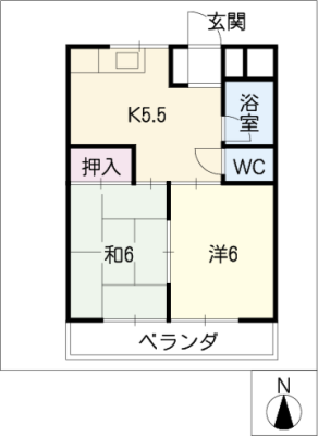 コーポKAWAHARA 4階
