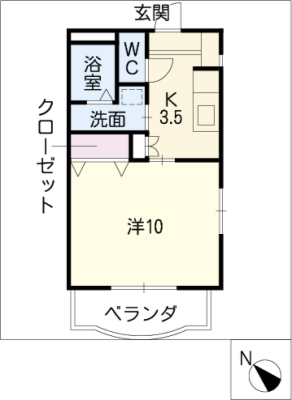 アフロディーテ川名 1階