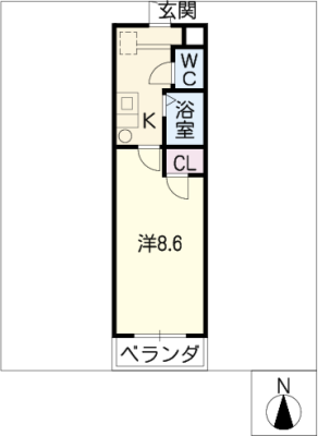 クリスタルコート川名 4階