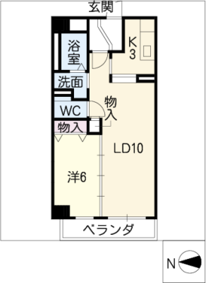 石川橋セブン　リバーサイド棟 3階