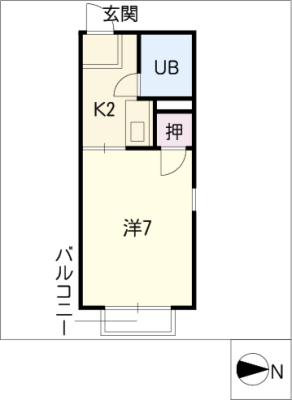 ドーミトリ前山Ａ棟 1階