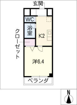 クレスト山手通 2階