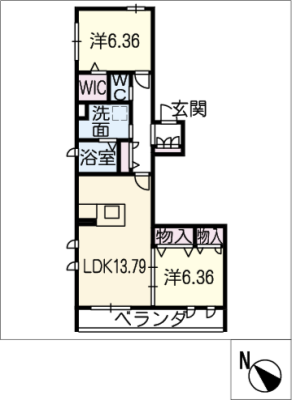 三渓ヒルズ向山 2階