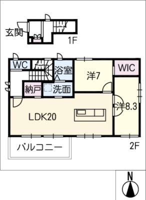 川名山町戸建　２Ｆ 2階