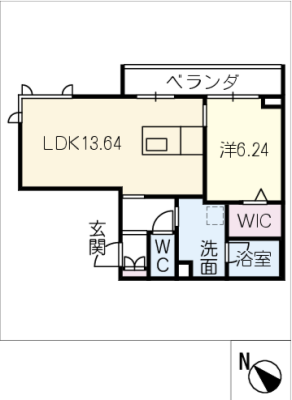 仮）昭和区川名町２丁目ｼｬｰﾒｿﾞﾝ 2階