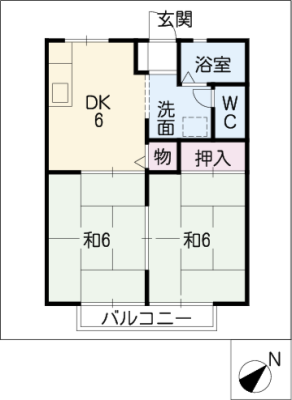 サンシティ戸ヶ崎Ｃ 1階