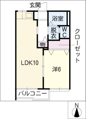 サンモールＰａｒｔⅠ 2階