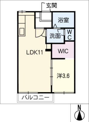 フォーブル昭山 2階