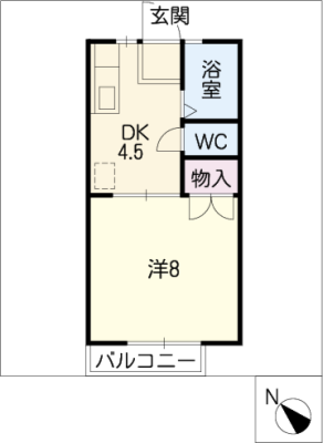 サンシティ南町Ａ 1階