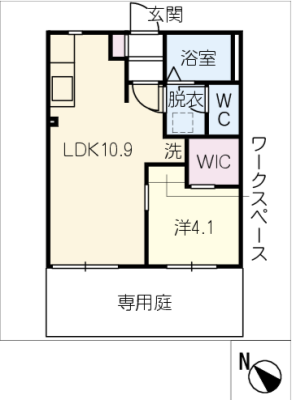 ハイム幸梅Ａ 1階