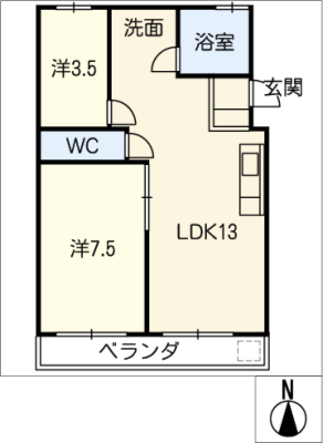 新須磨ハイツ 2階