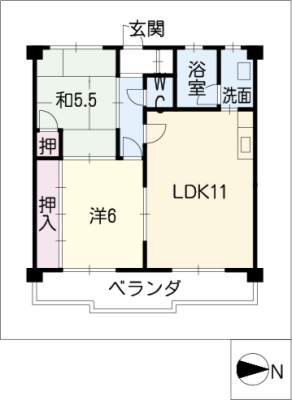 マンション久保田 2階