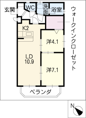 ラフィーネ新安城 2階