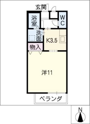 ピュアヒルズ 2階