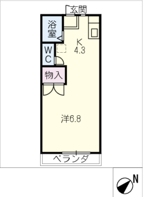 チェリーハイム　Ｄ 1階