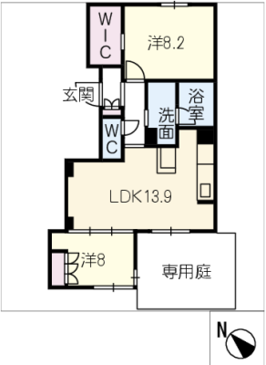 ヒュッゲ桜町 1階