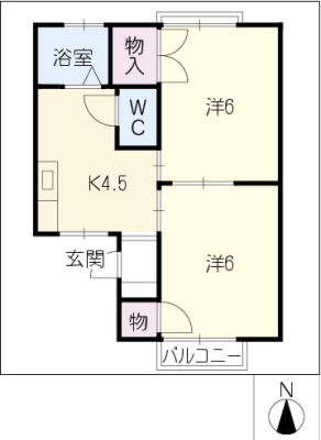 コーポみき 2階