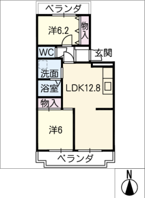 ベルメゾン祖父江 1階