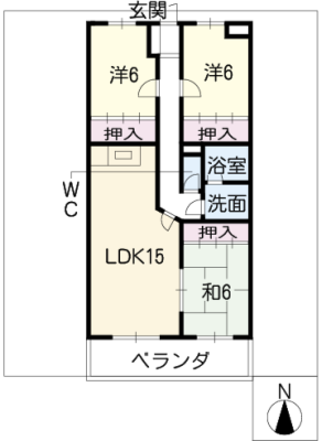 ハイゼ浅井 2階