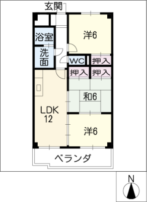 エコーハイツ伏屋 1階