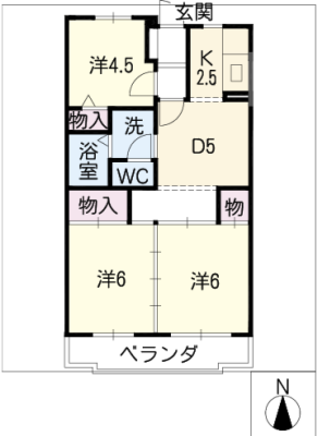 シャルム中郷 4階