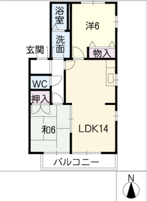 パークハイム一柳 2階