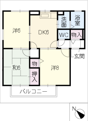 パークハイム・アラコ 2階