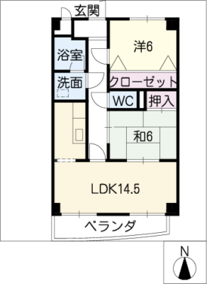 美鈴マンション宮脇 4階