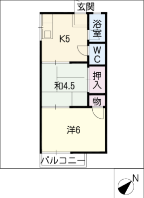 宮脇ハイツ 2階