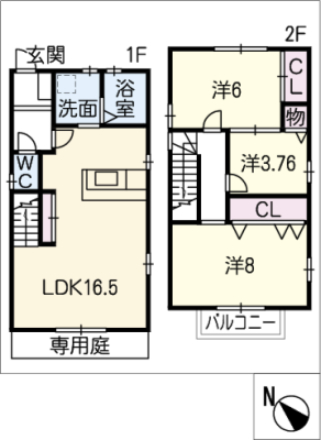 炭家　長良三丁目ＥＡＳＴ　Ａ棟