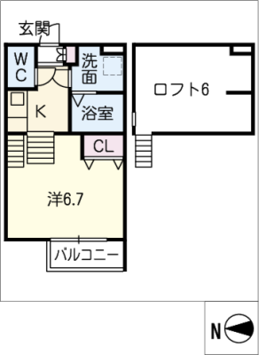 エクスクルーシヴ高畑 1階