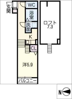 エクスクルーシヴ高畑 1階