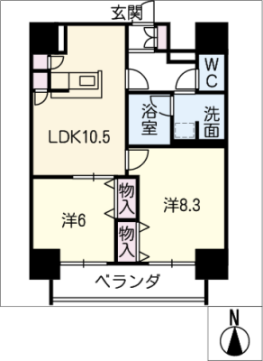 さくらＨｉｌｌｓ　ＡＲＡＫＯ 7階