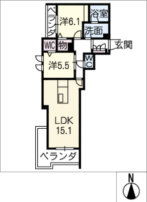 シャーメゾン　リオクレール 3階