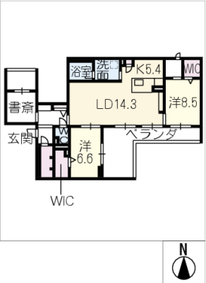 フェニー　コート 2階