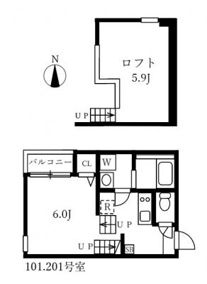 カーサルーチェ黄金 1階