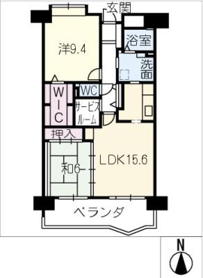 シティコーポ荒子公園弐番館 6階