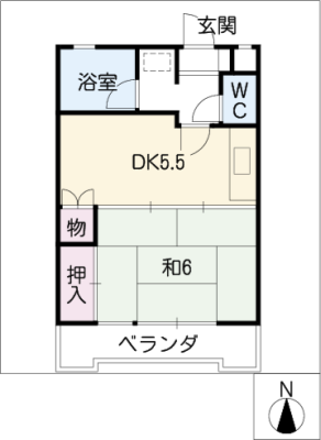 サンハイツ五才美 2階